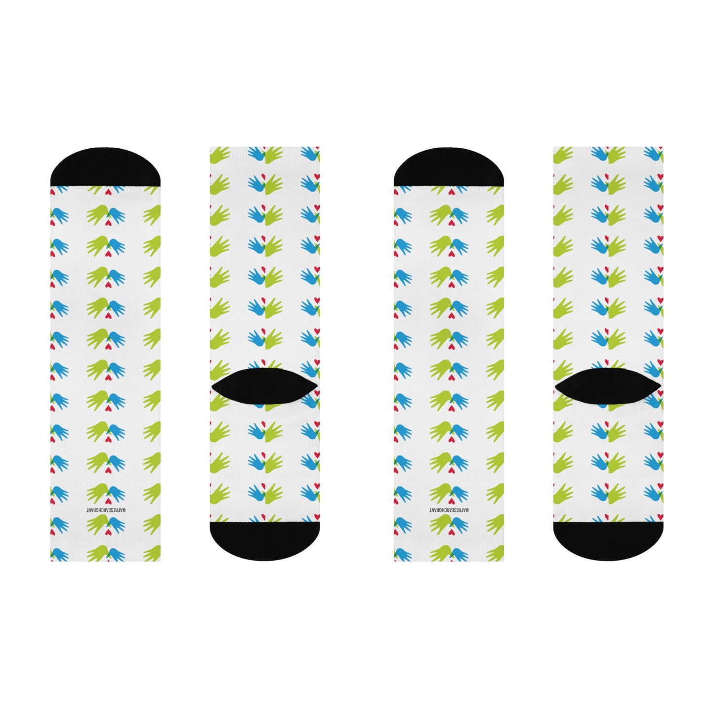 AGF - WSA Colorful Cushioned Crew Socks