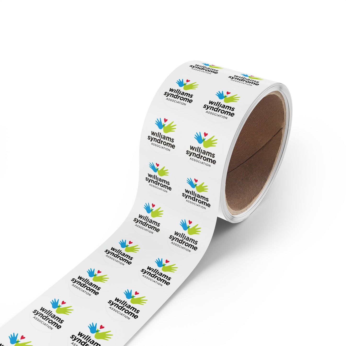 WSA Logo Round Sticker Roll