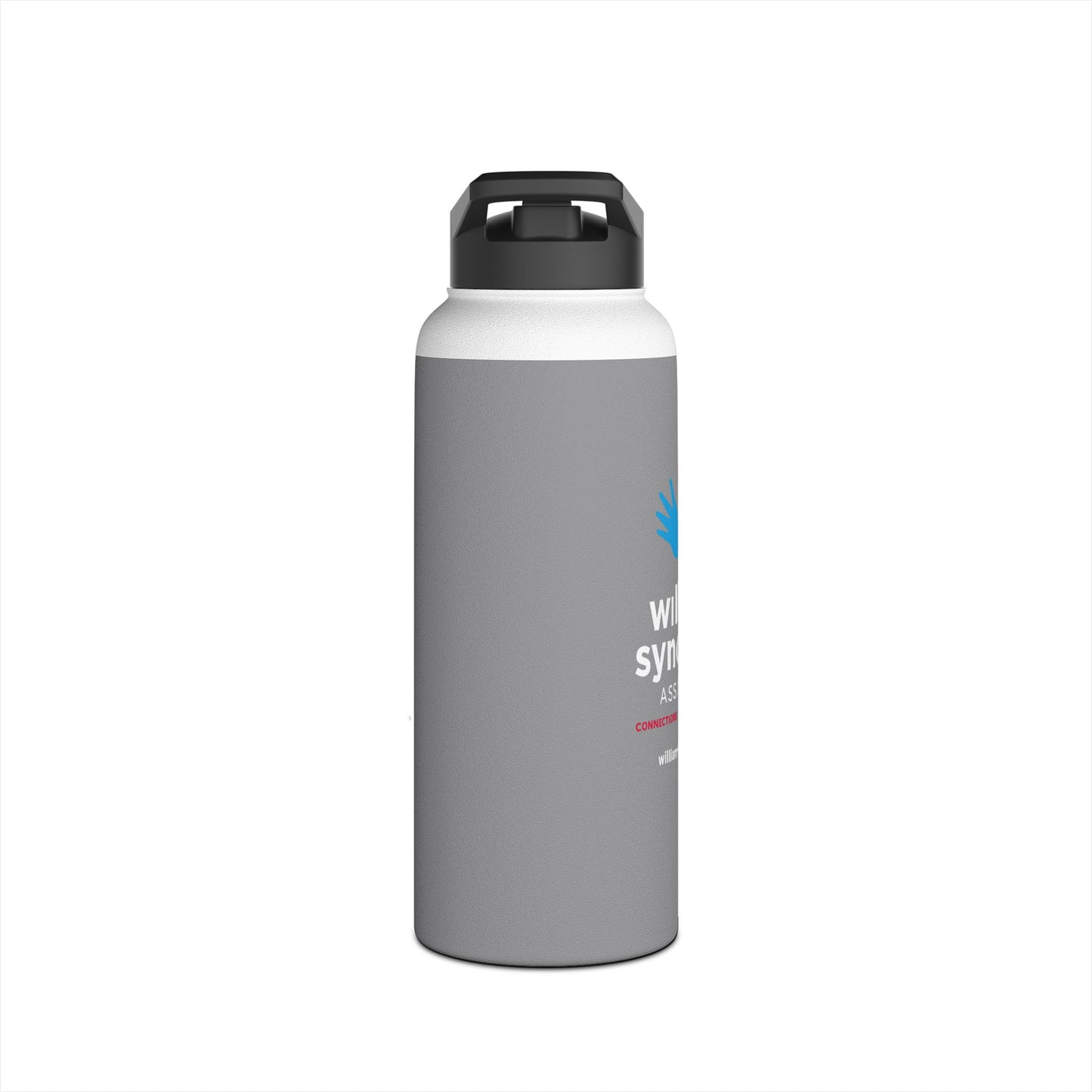Logo Stainless Steel Water Bottle, Standard Lid