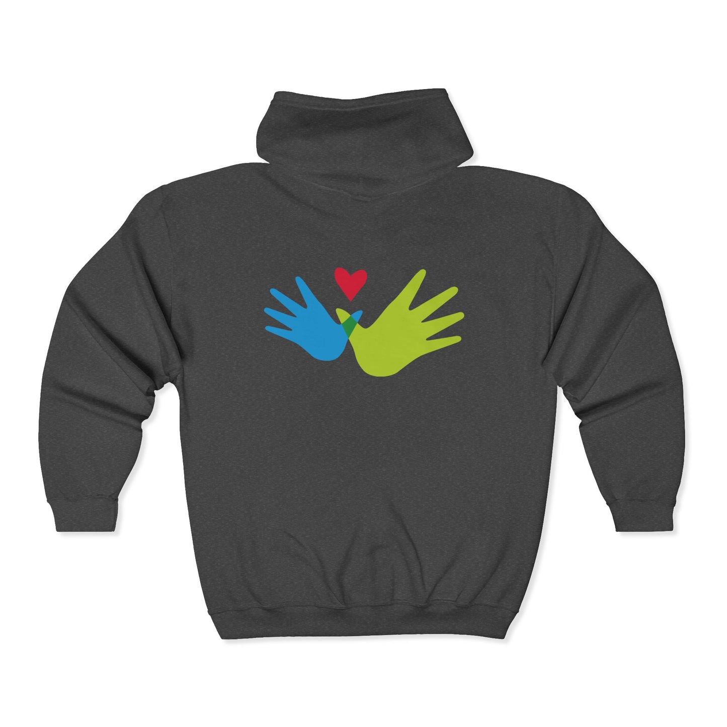 WSA Letters Logo Zip-Up Hoodie