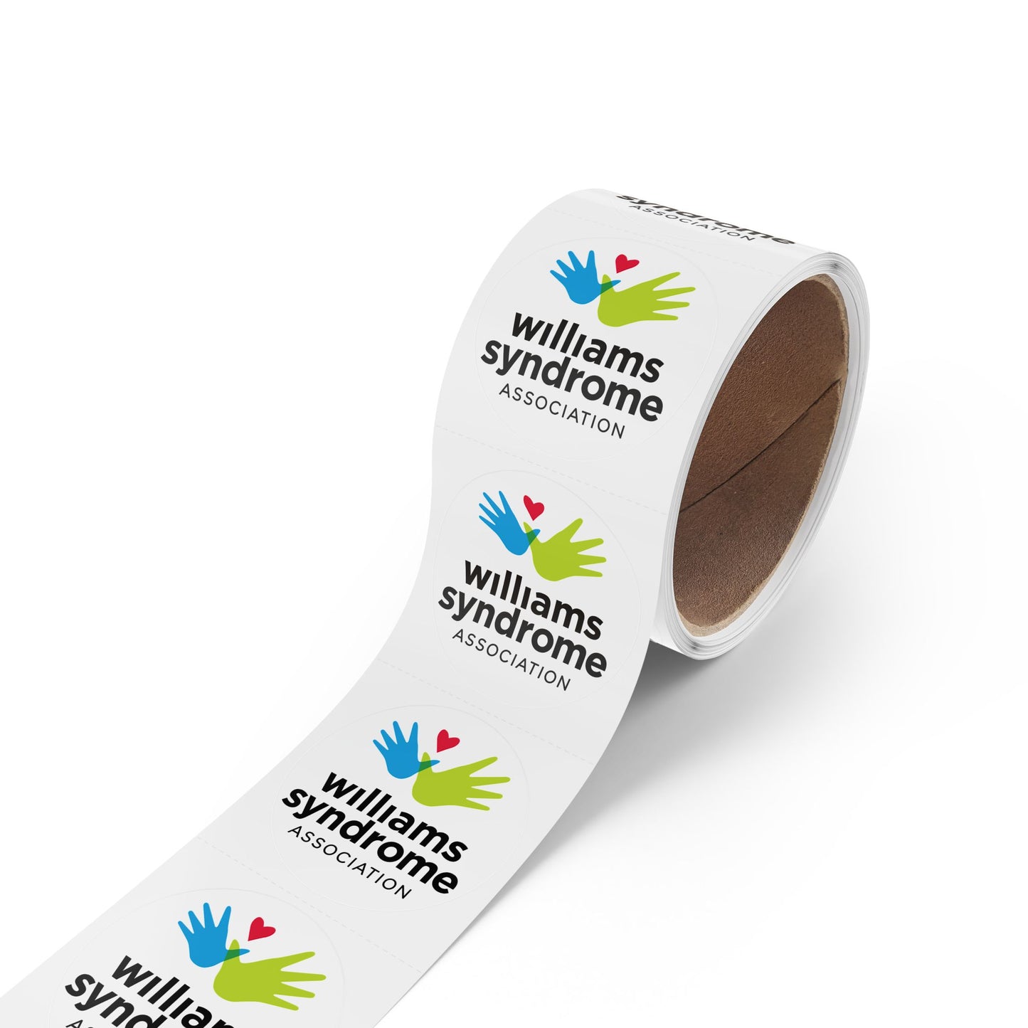 WSA Logo Round Sticker Roll