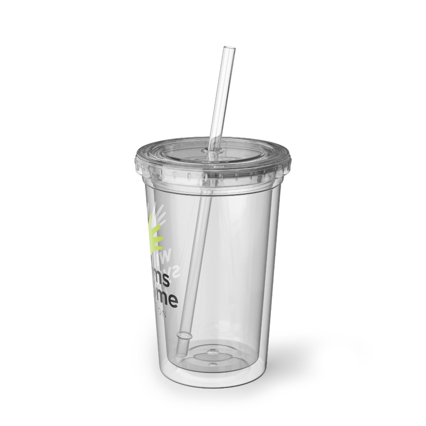 WSA Logo Acrylic Cup with Straw