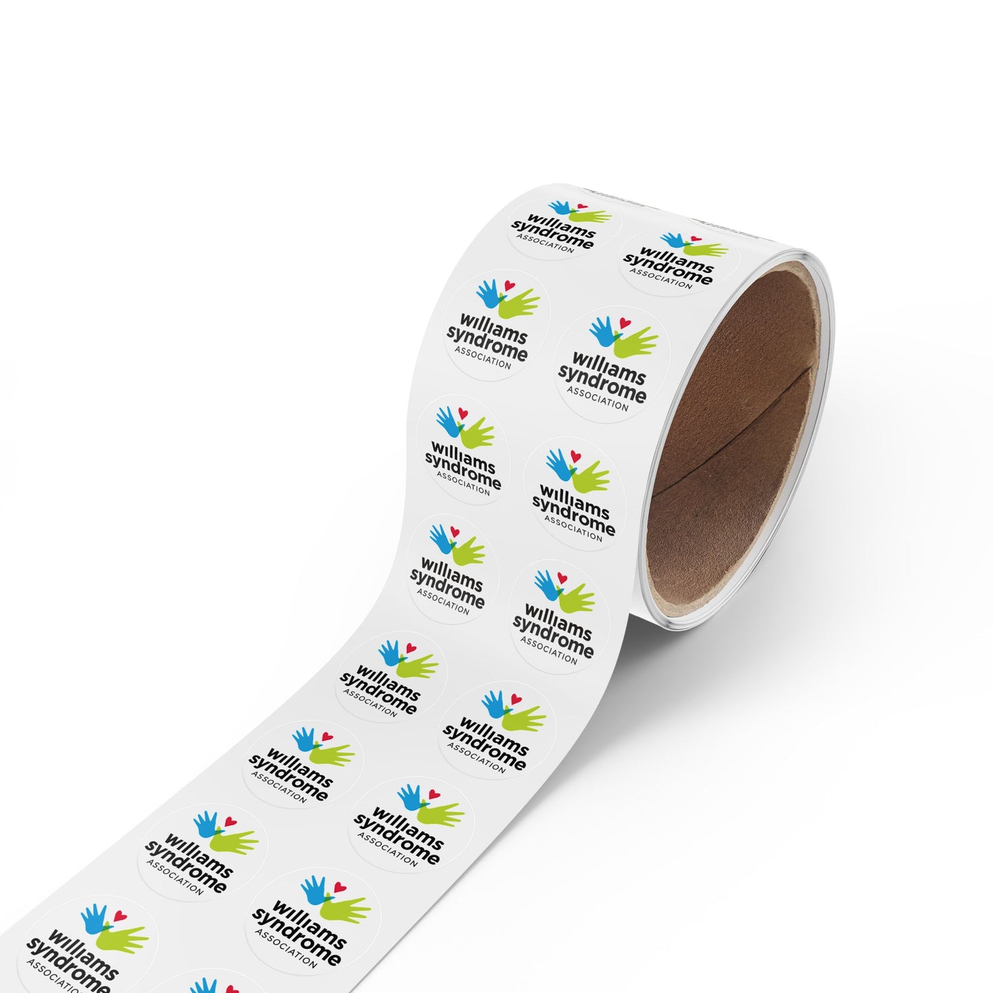 WSA Logo Round Sticker Roll