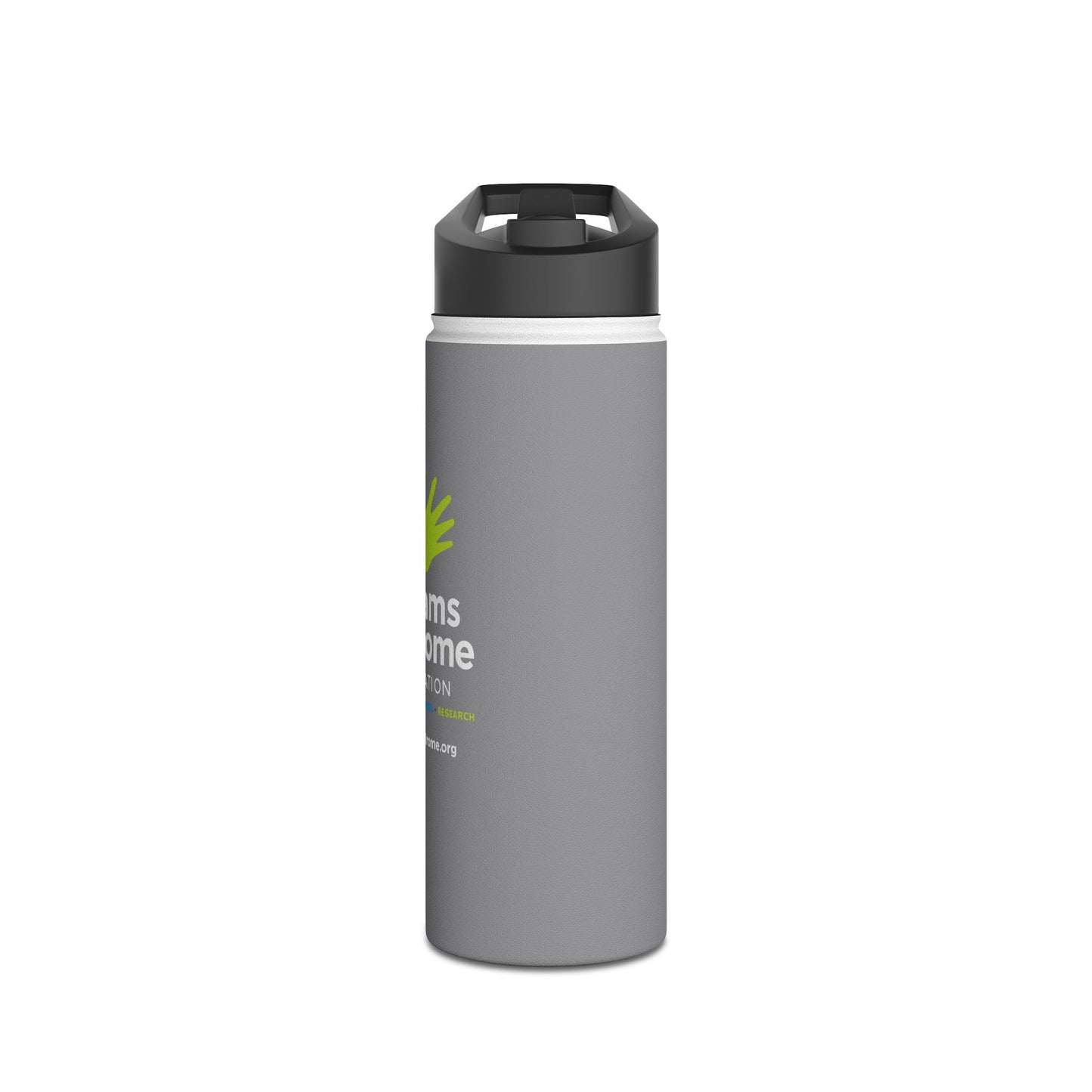 Logo Stainless Steel Water Bottle, Standard Lid