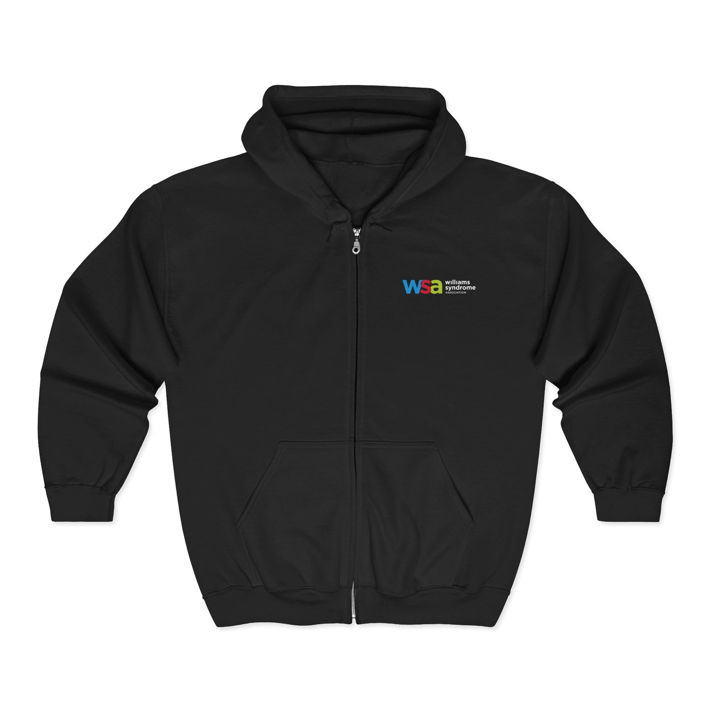 WSA Letters Logo Zip-Up Hoodie