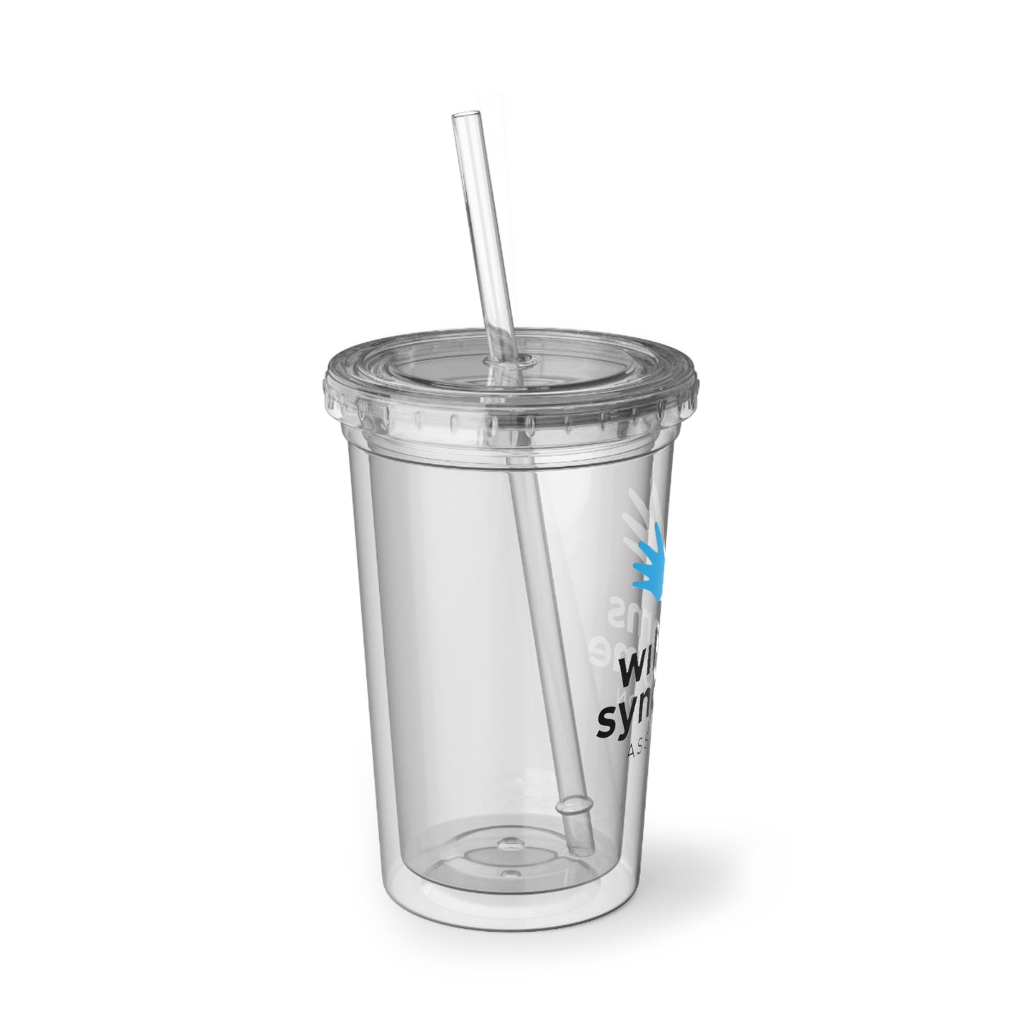 WSA Logo Acrylic Cup with Straw