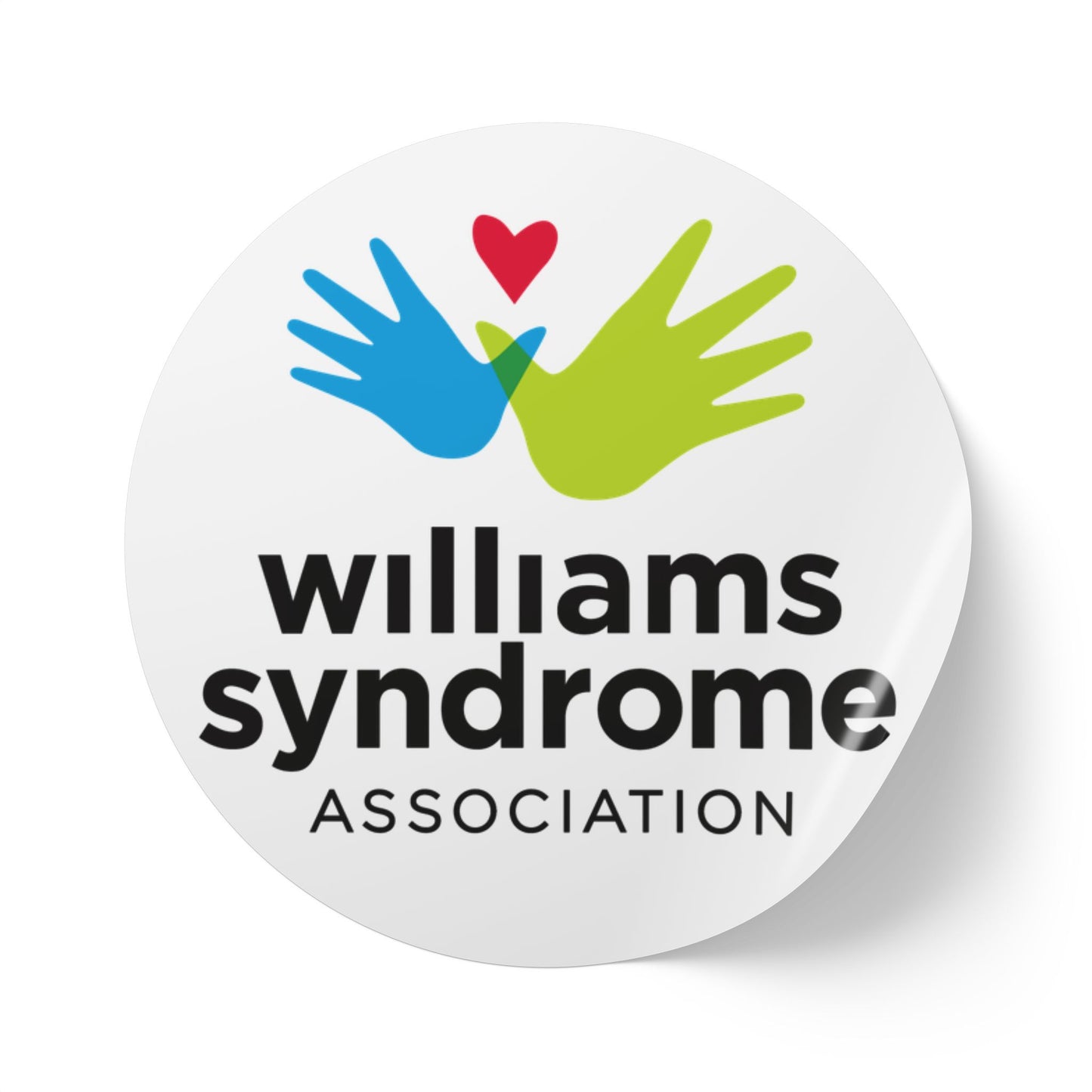 WSA Logo Round Sticker Roll