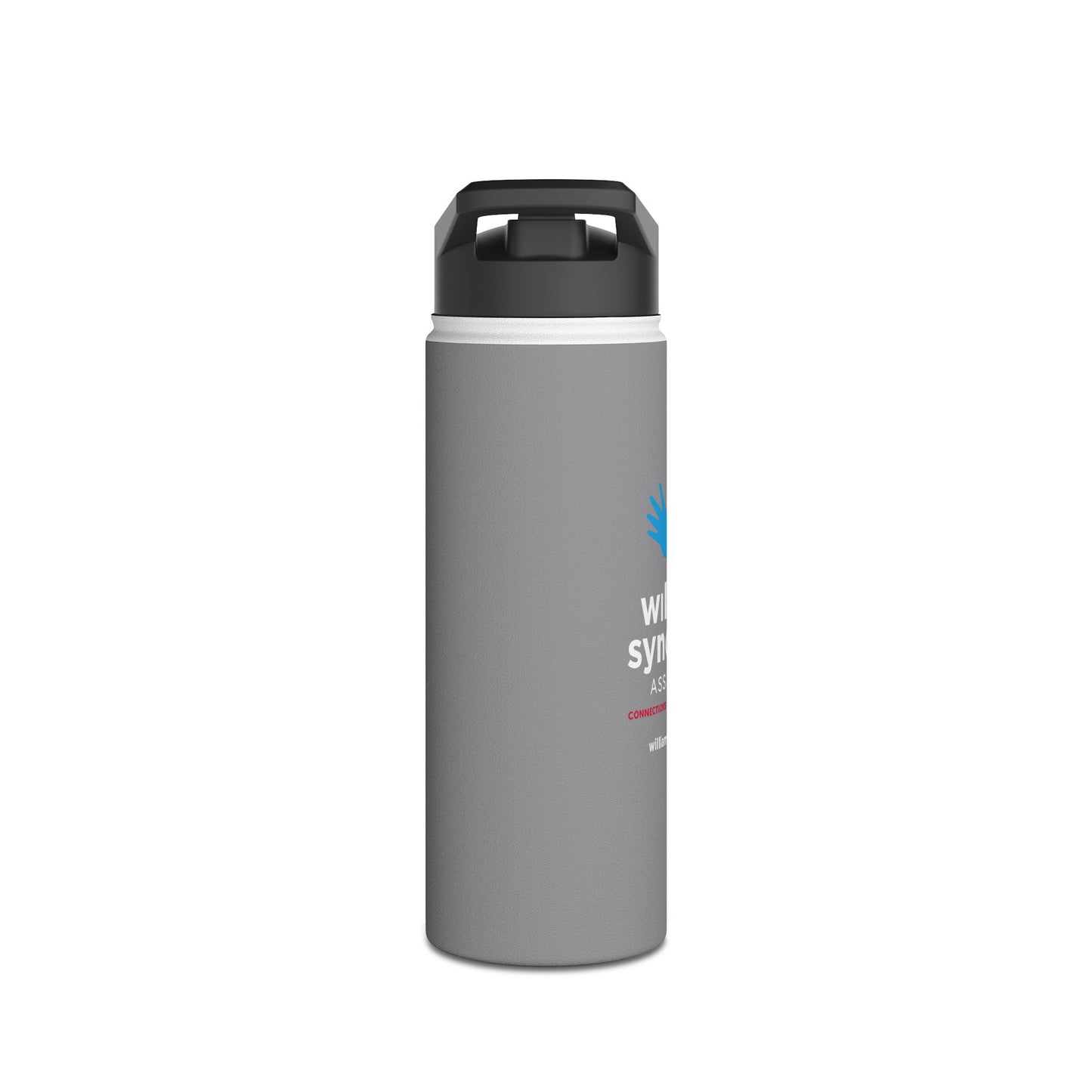 Logo Stainless Steel Water Bottle, Standard Lid
