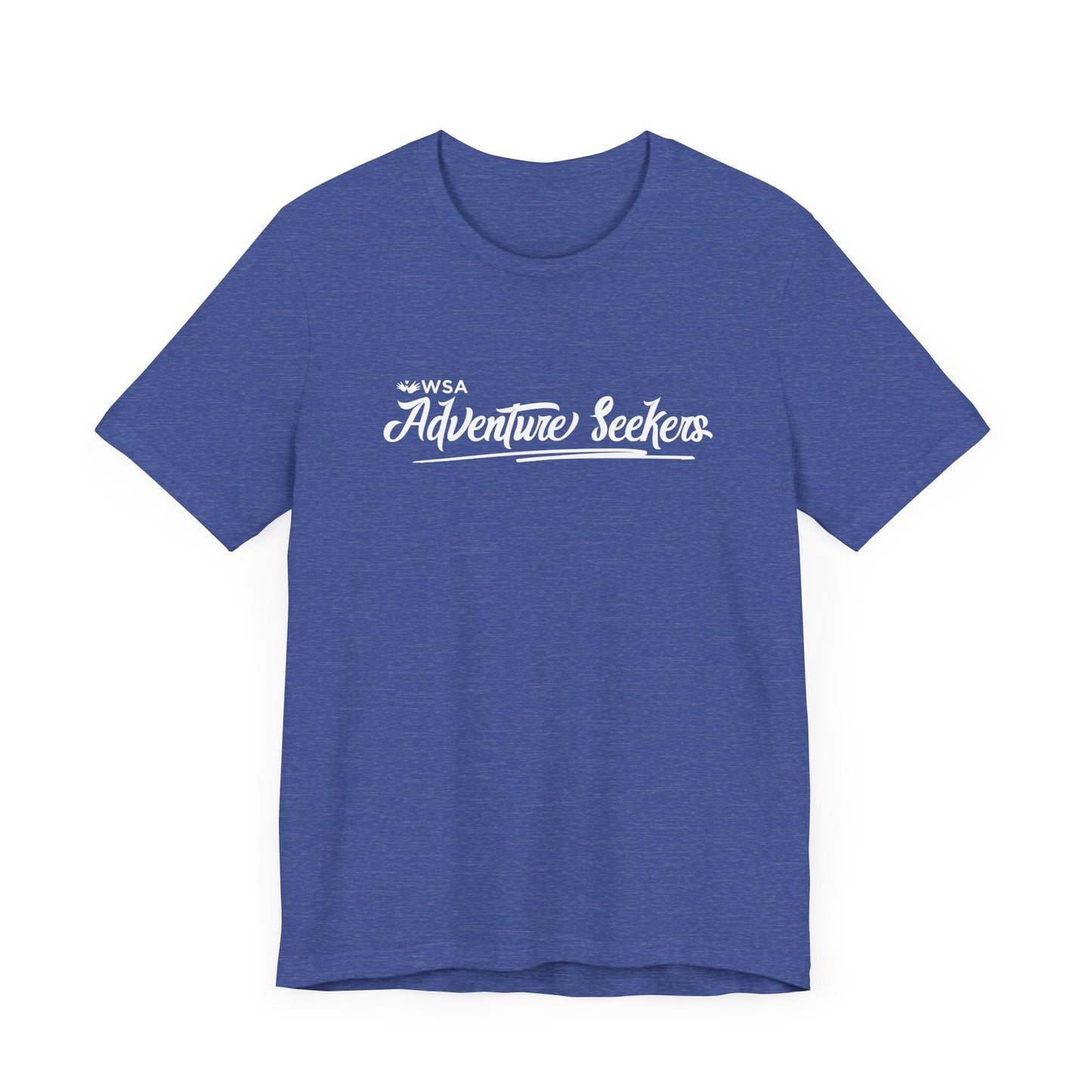 White Logo Adventure Seekers Unisex Jersey Tee