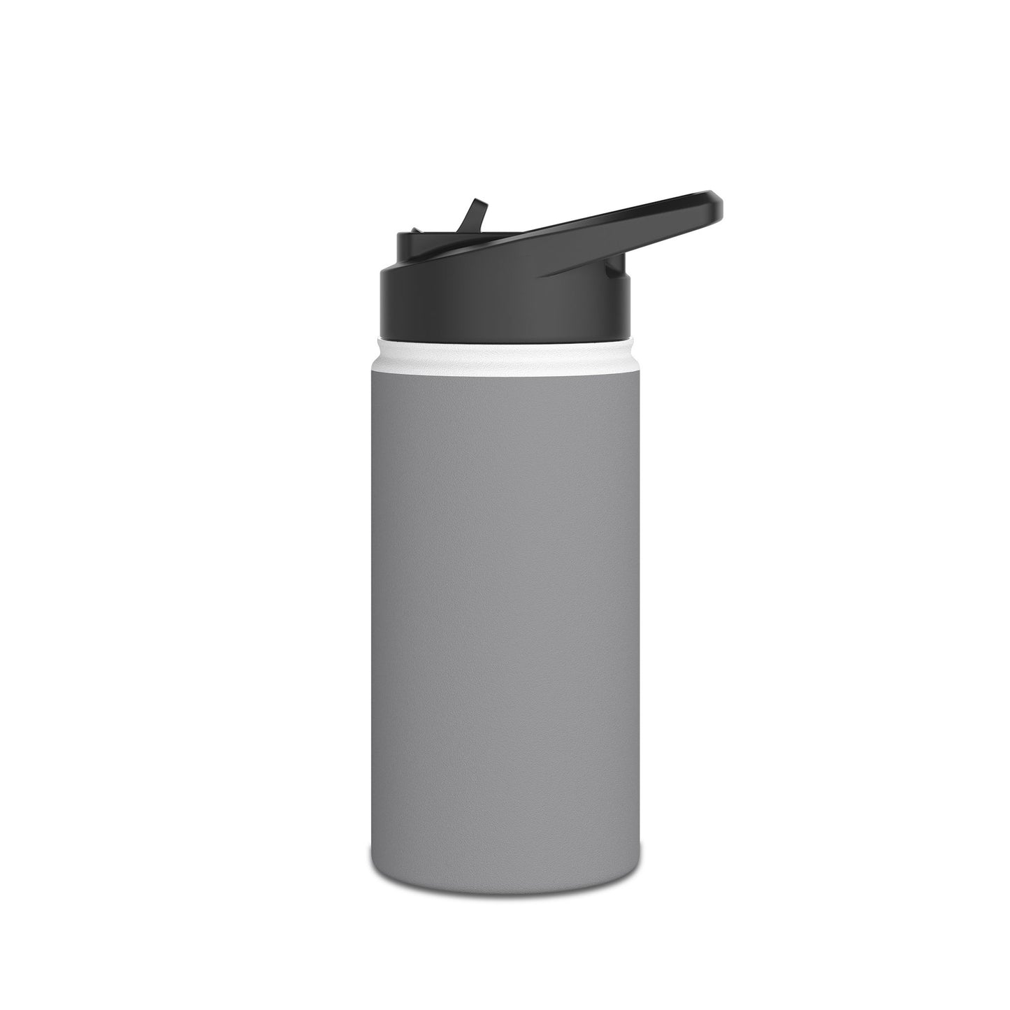 Logo Stainless Steel Water Bottle, Standard Lid
