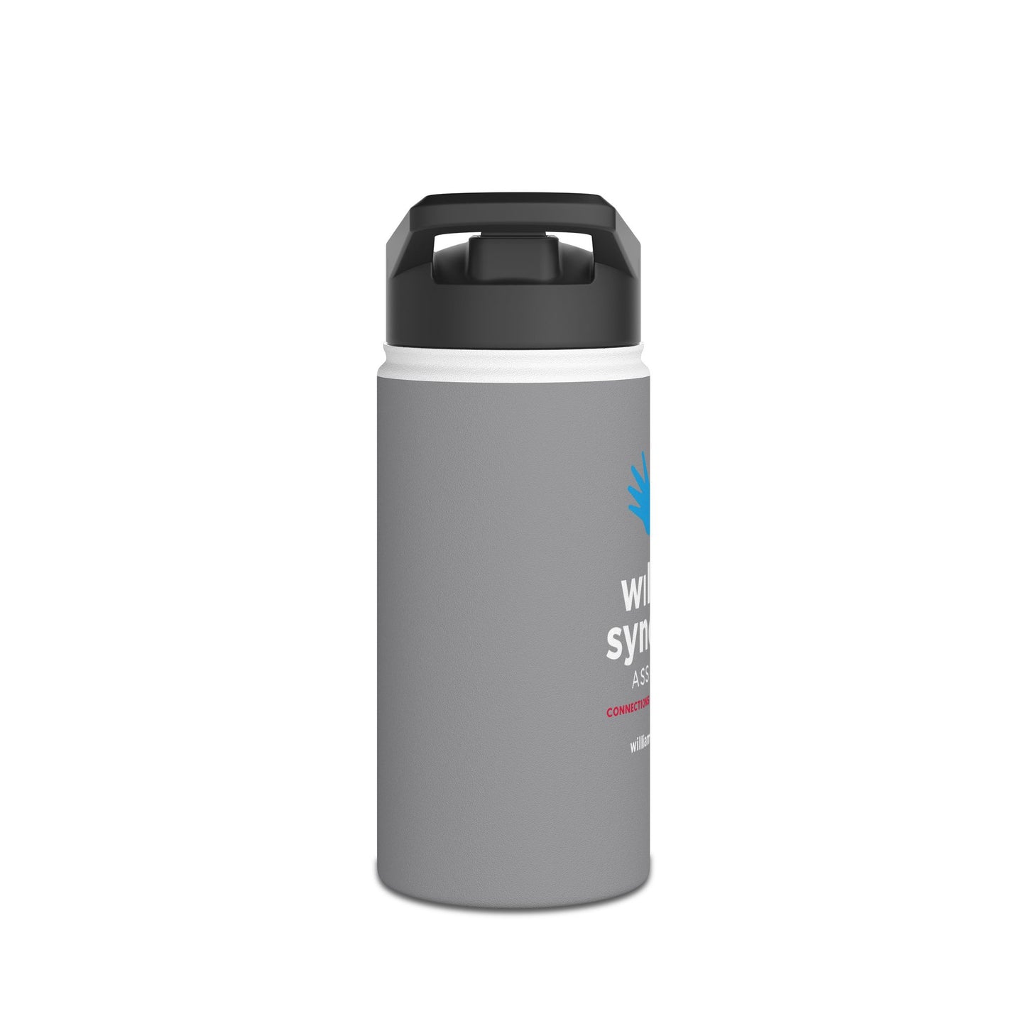 Logo Stainless Steel Water Bottle, Standard Lid