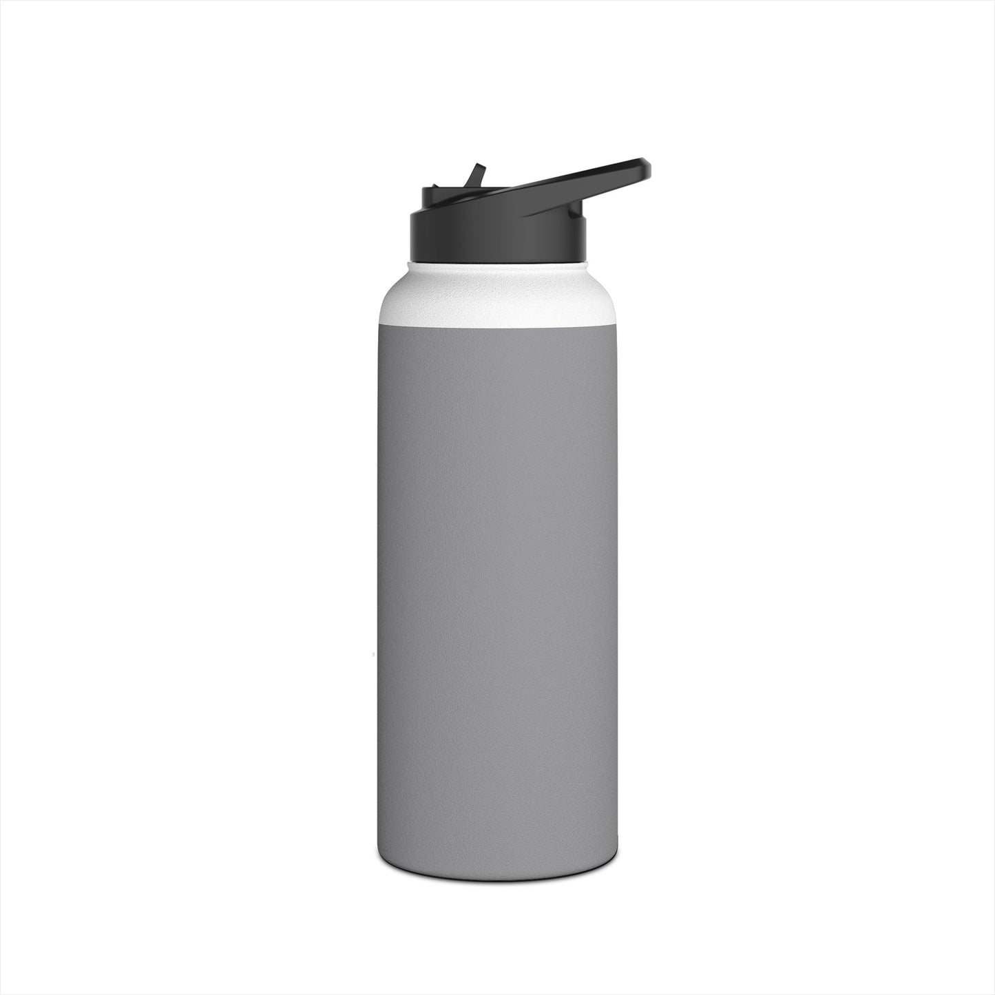 Logo Stainless Steel Water Bottle, Standard Lid