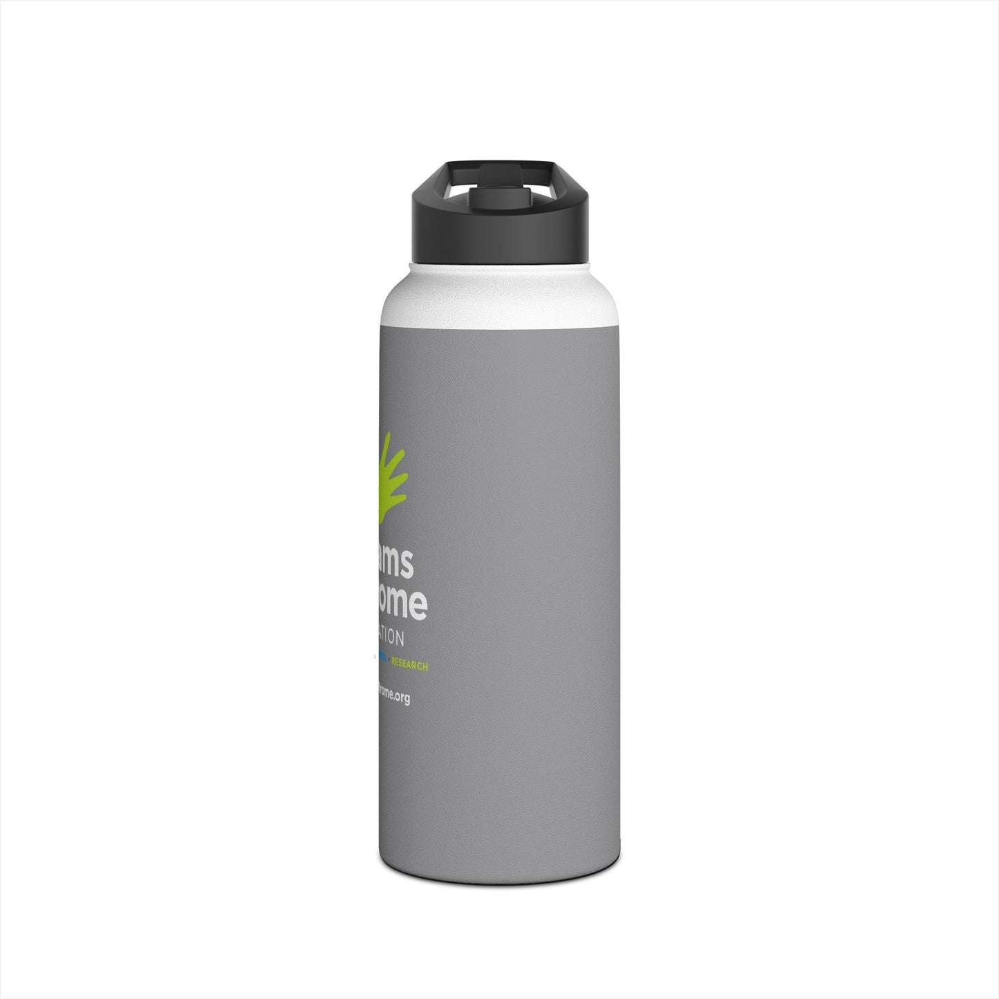 Logo Stainless Steel Water Bottle, Standard Lid