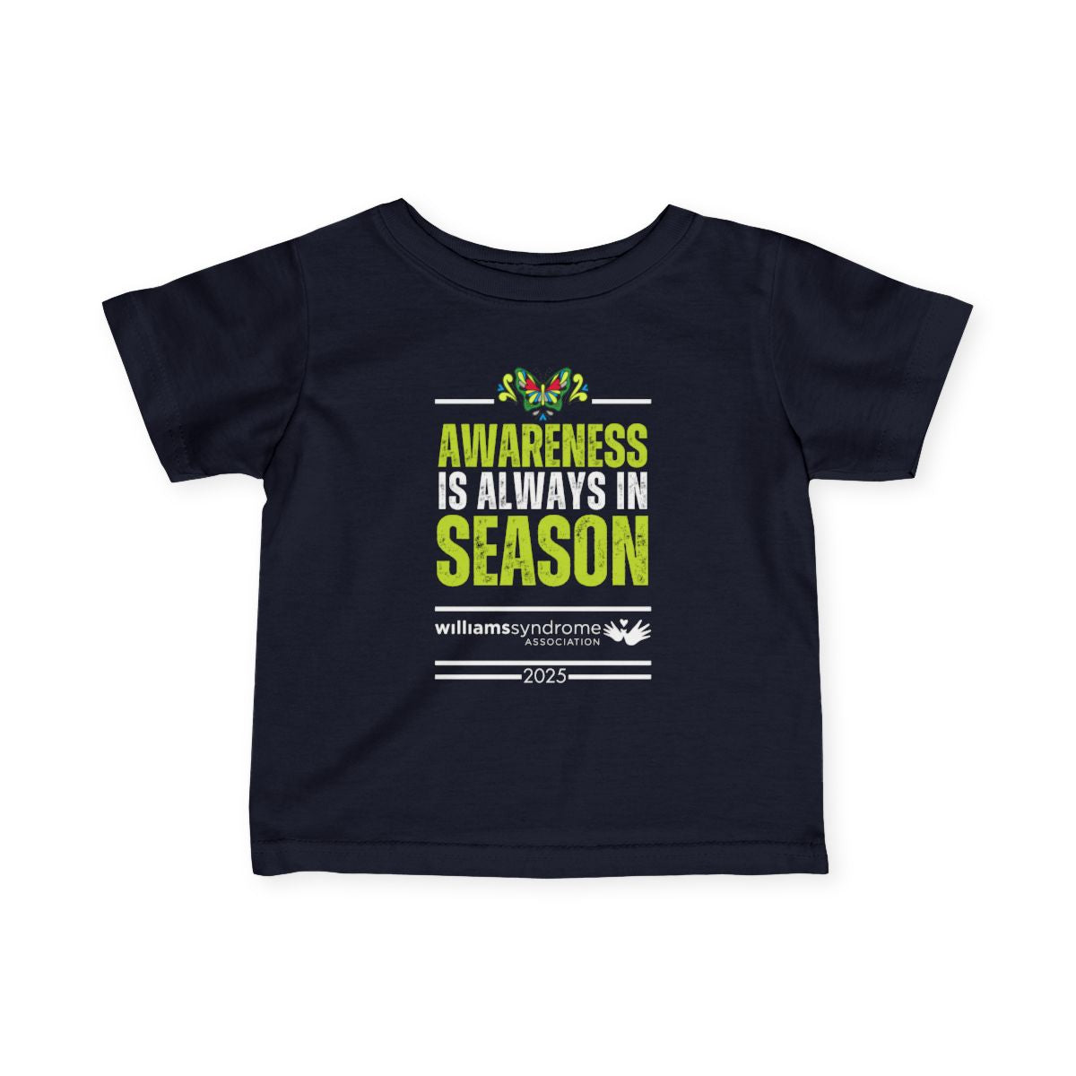 Personalized! Awareness is Always in Season: Official WSA Infant Jersey Tee