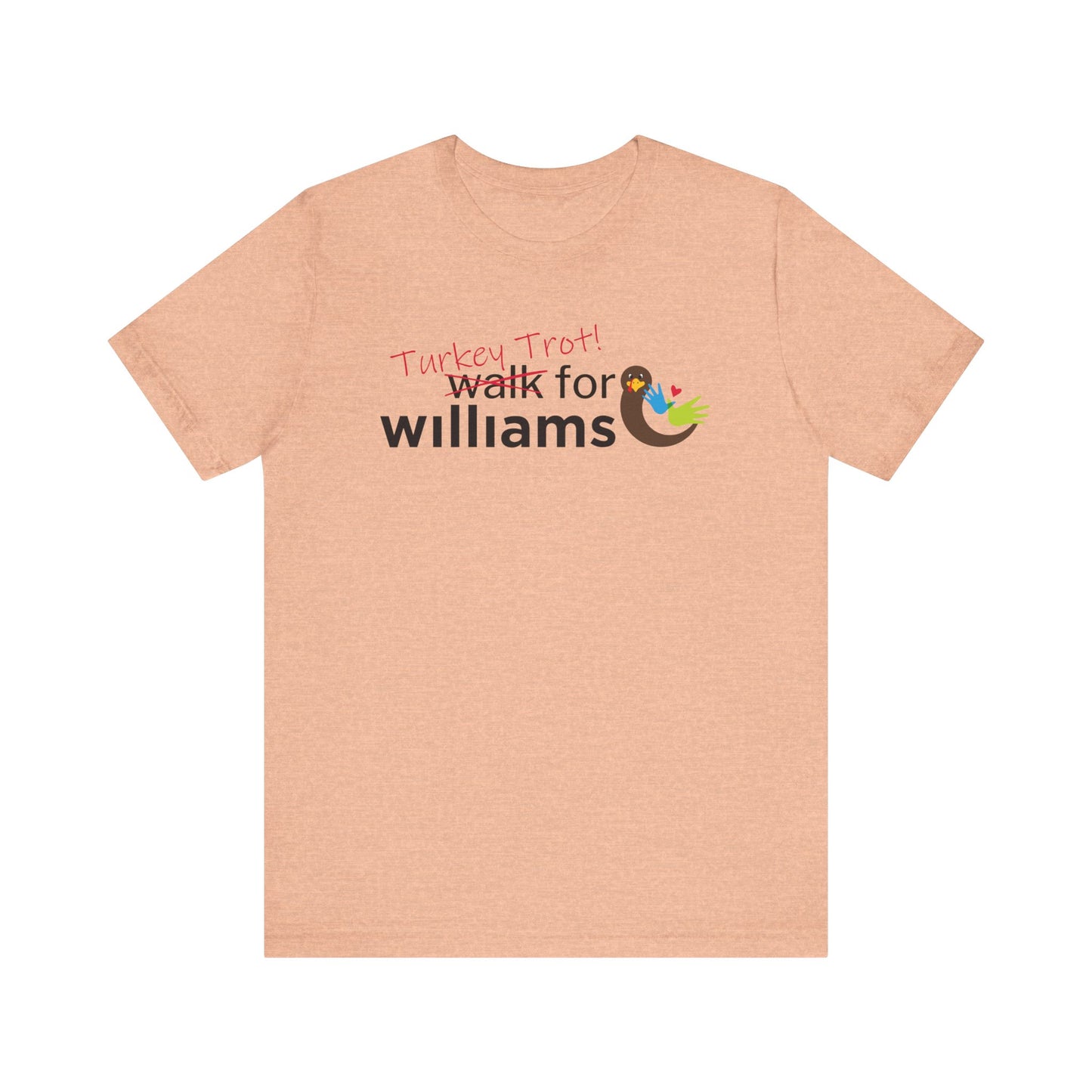 Turkey Trot Walk for Williams: Official Williams Syndrome Awareness Unisex Tee