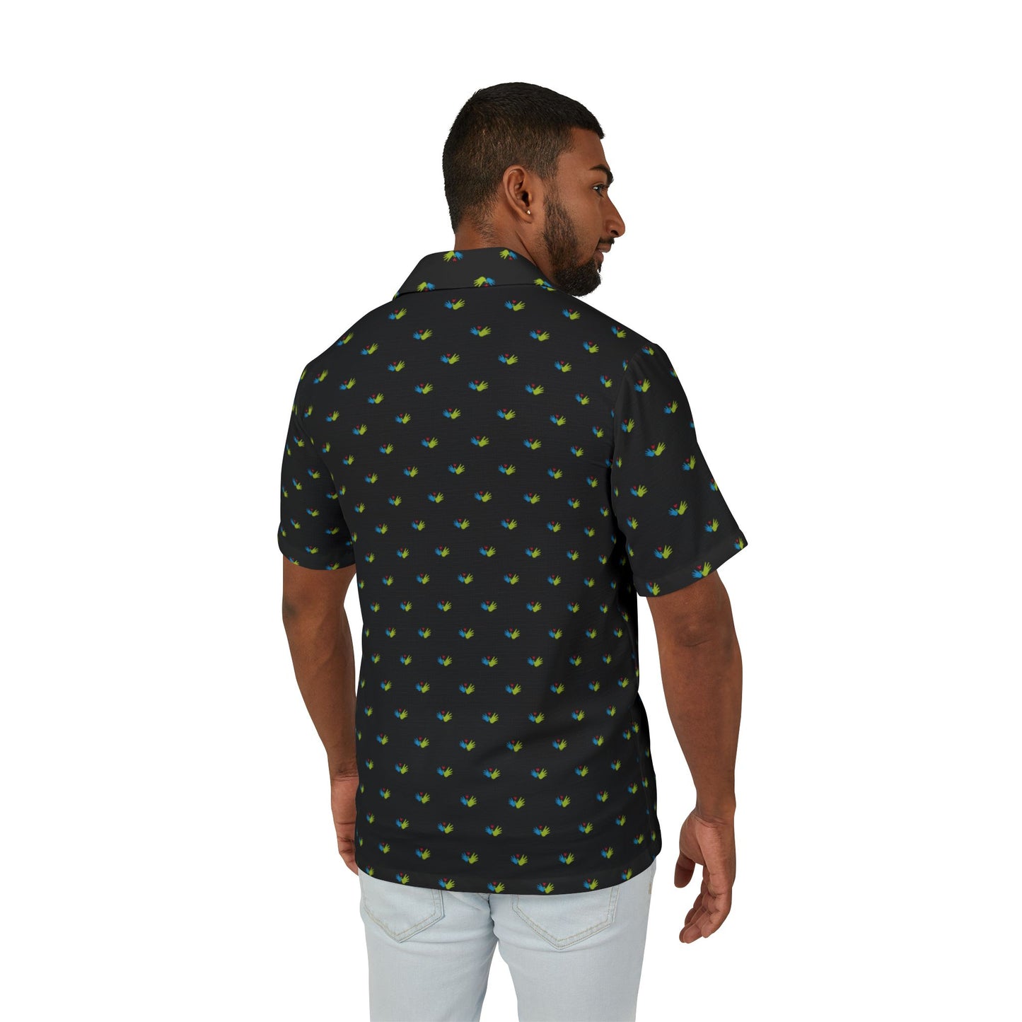 Adventure Seekers Camp Shirt - Relaxed Fit with Heart and Hands Design