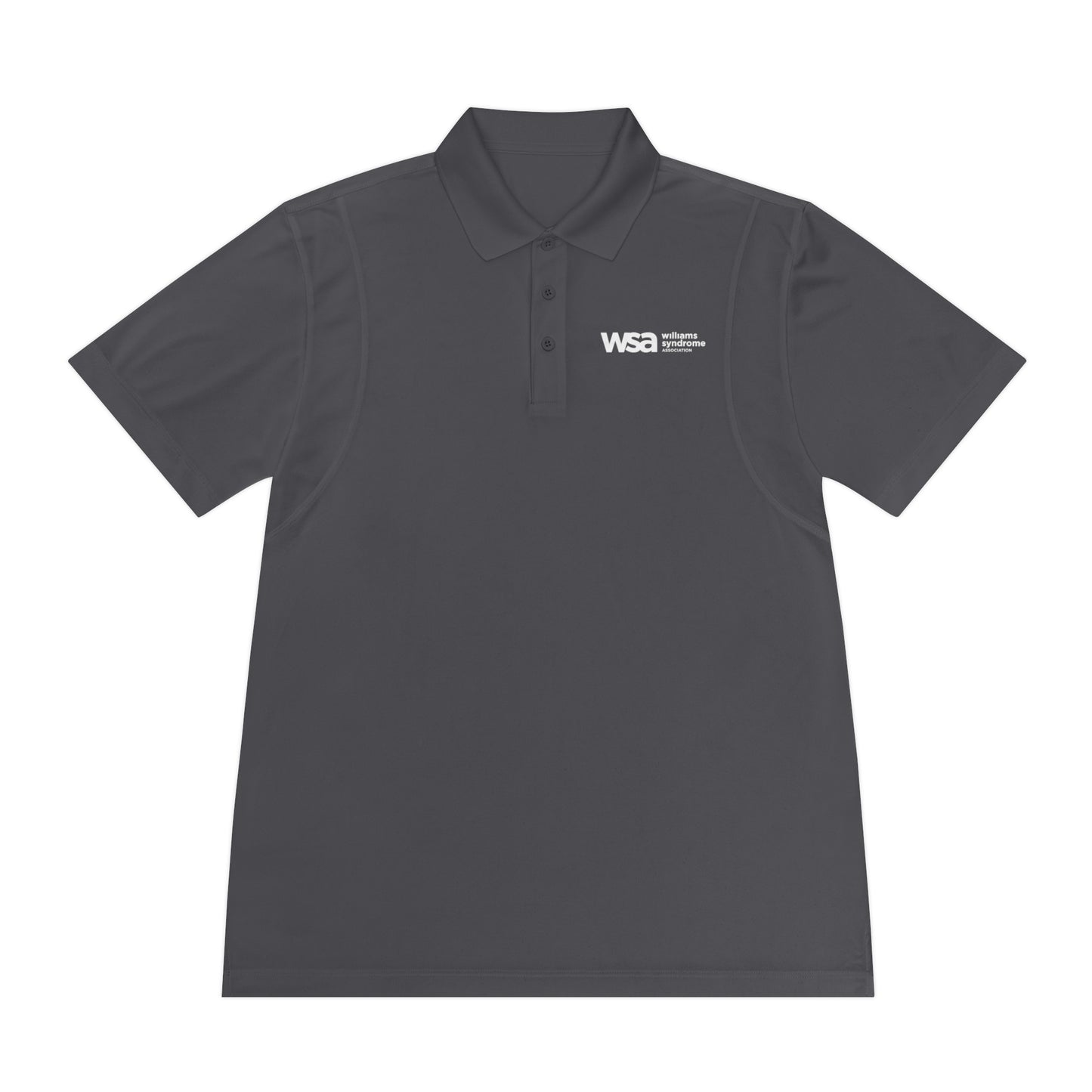 WSA Letters Logo Sport Polo Shirt