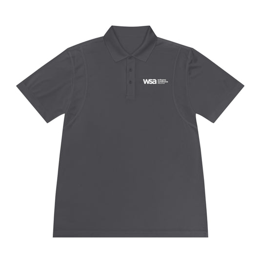 WSA Letters Logo Sport Polo Shirt