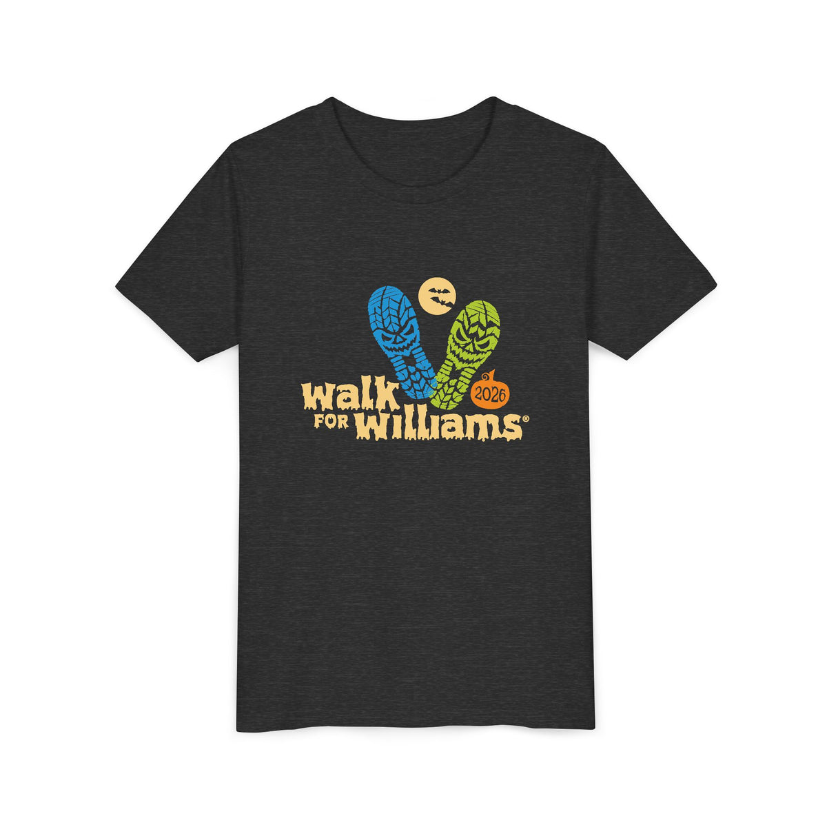 Trick-or-Treat Walk for Williams Youth Unisex Tee 2026