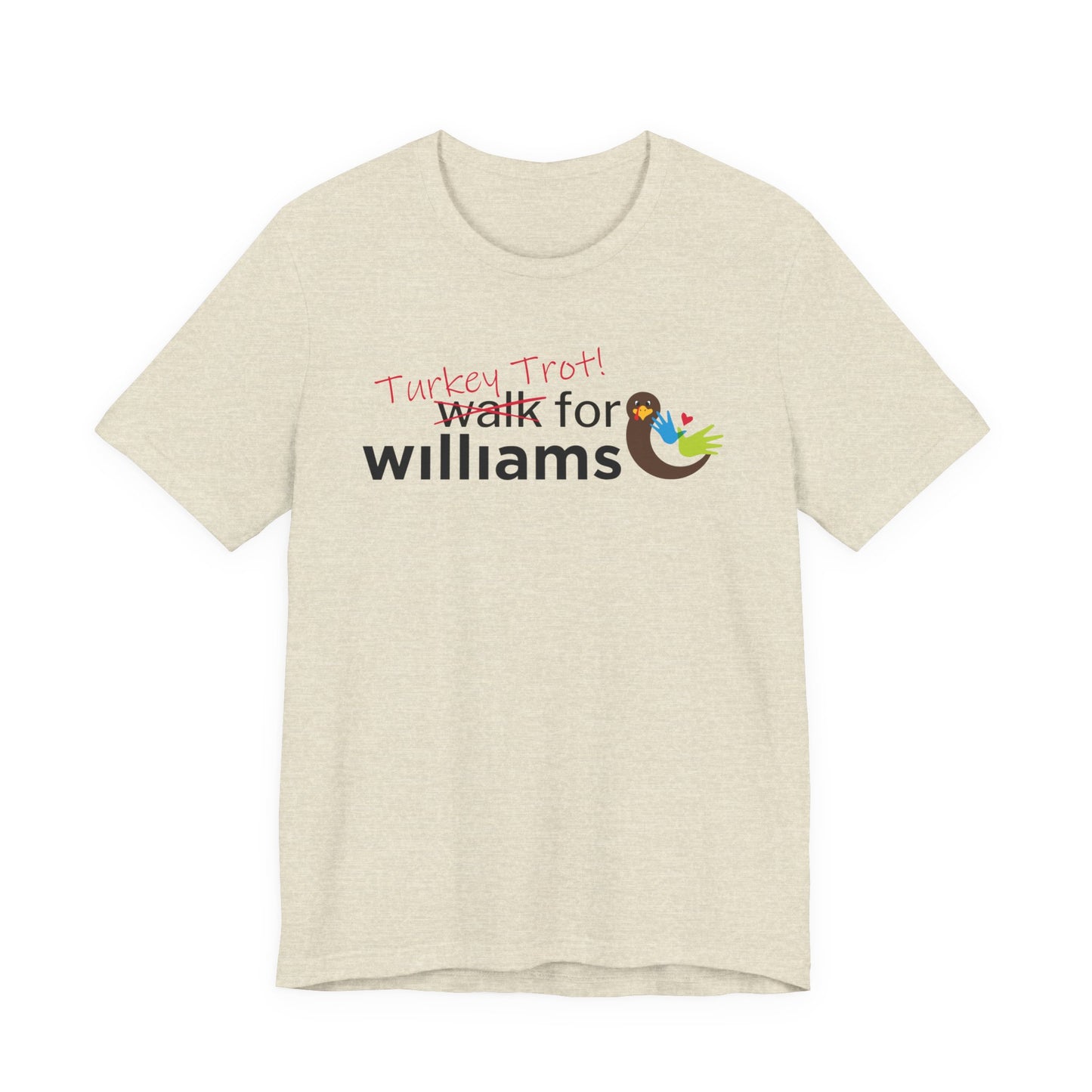 Turkey Trot Walk for Williams: Official Williams Syndrome Awareness Unisex Tee