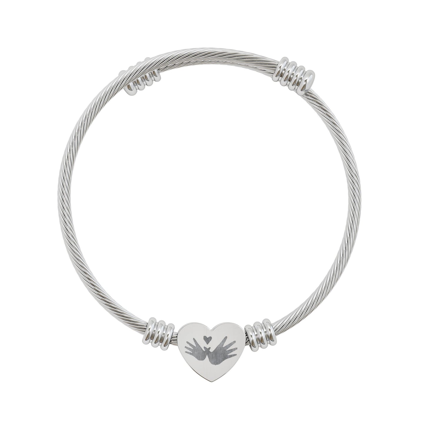 Heart Cuff Bracelet