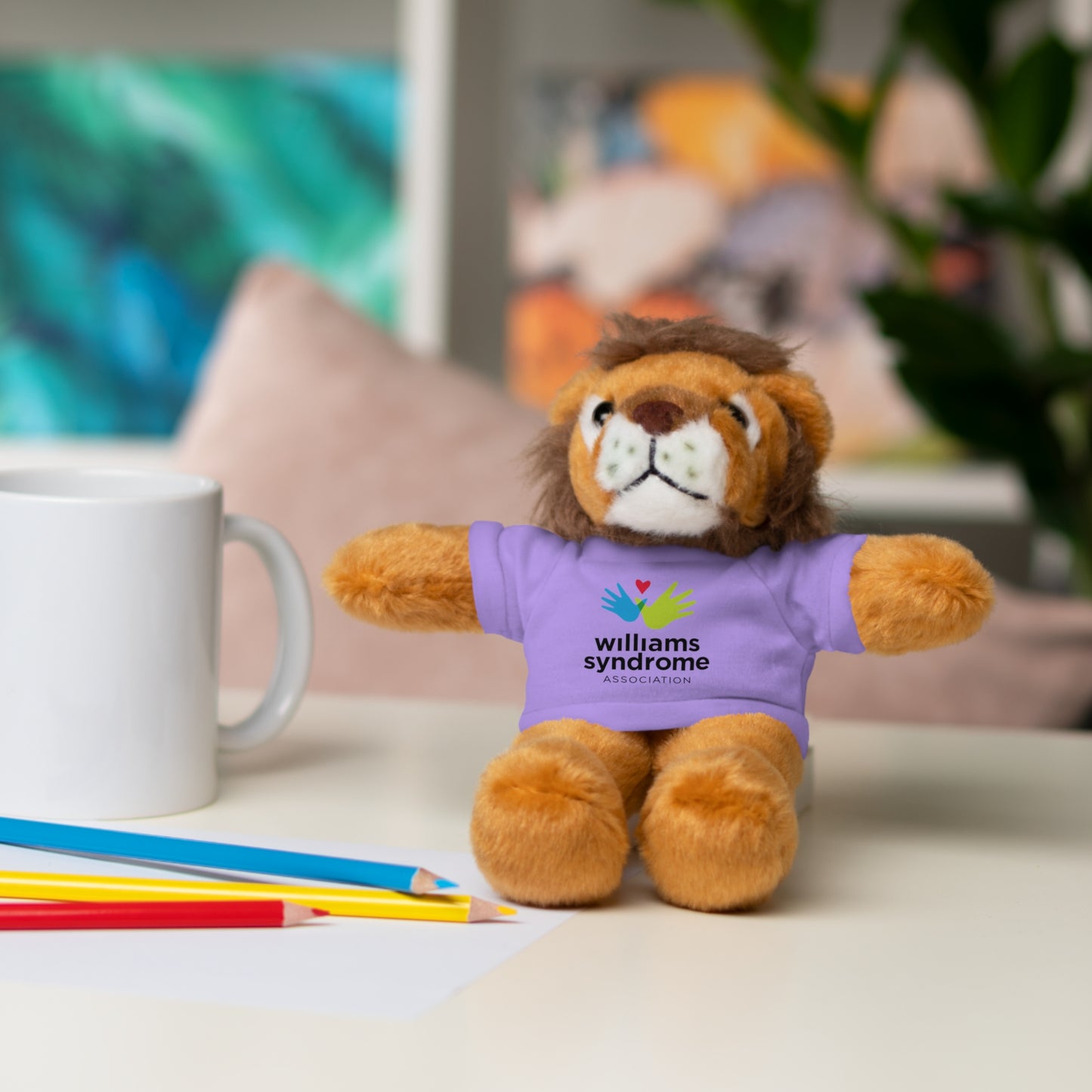Stuffed Animal with Logo T-shirt