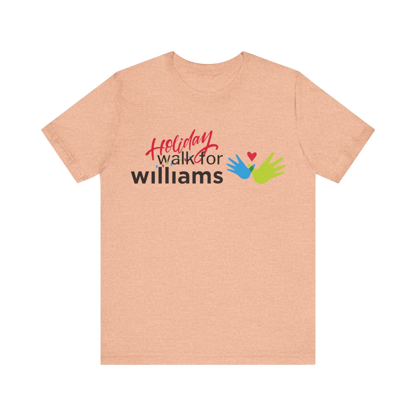 Holiday Lights Walk for Williams: Official Williams Syndrome Awareness Unisex Tee