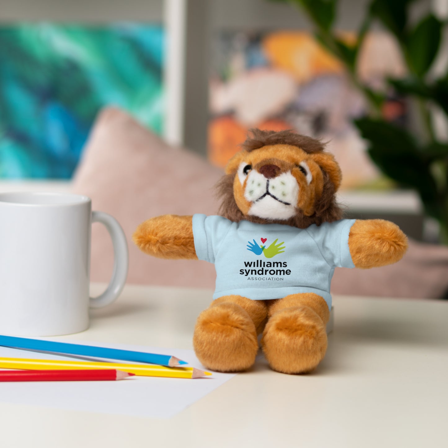 Stuffed Animal with Logo T-shirt