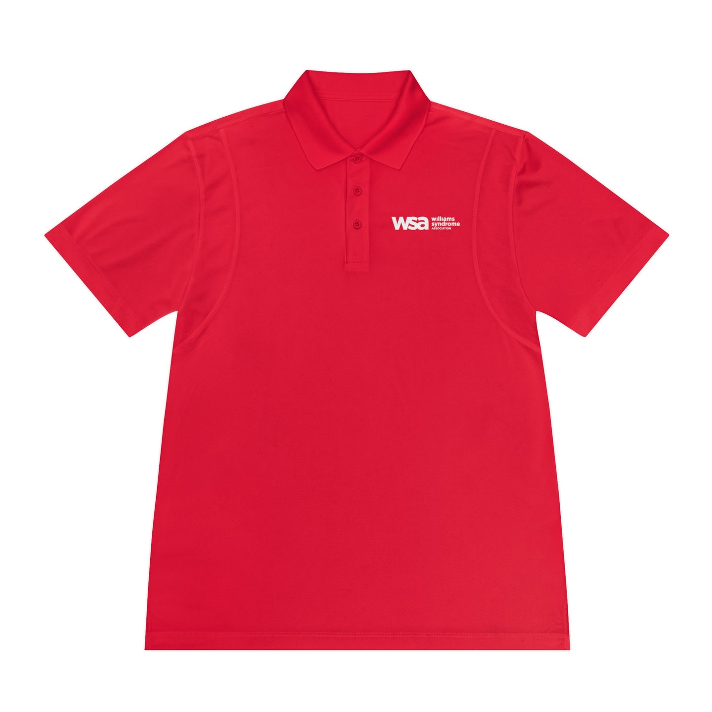 WSA Letters Logo Sport Polo Shirt