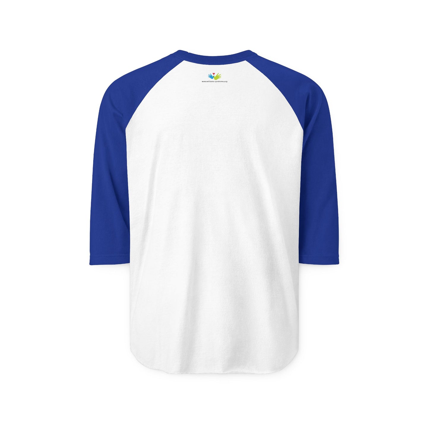 Baseball style Williams Syndrome Awareness Raglan Shirt