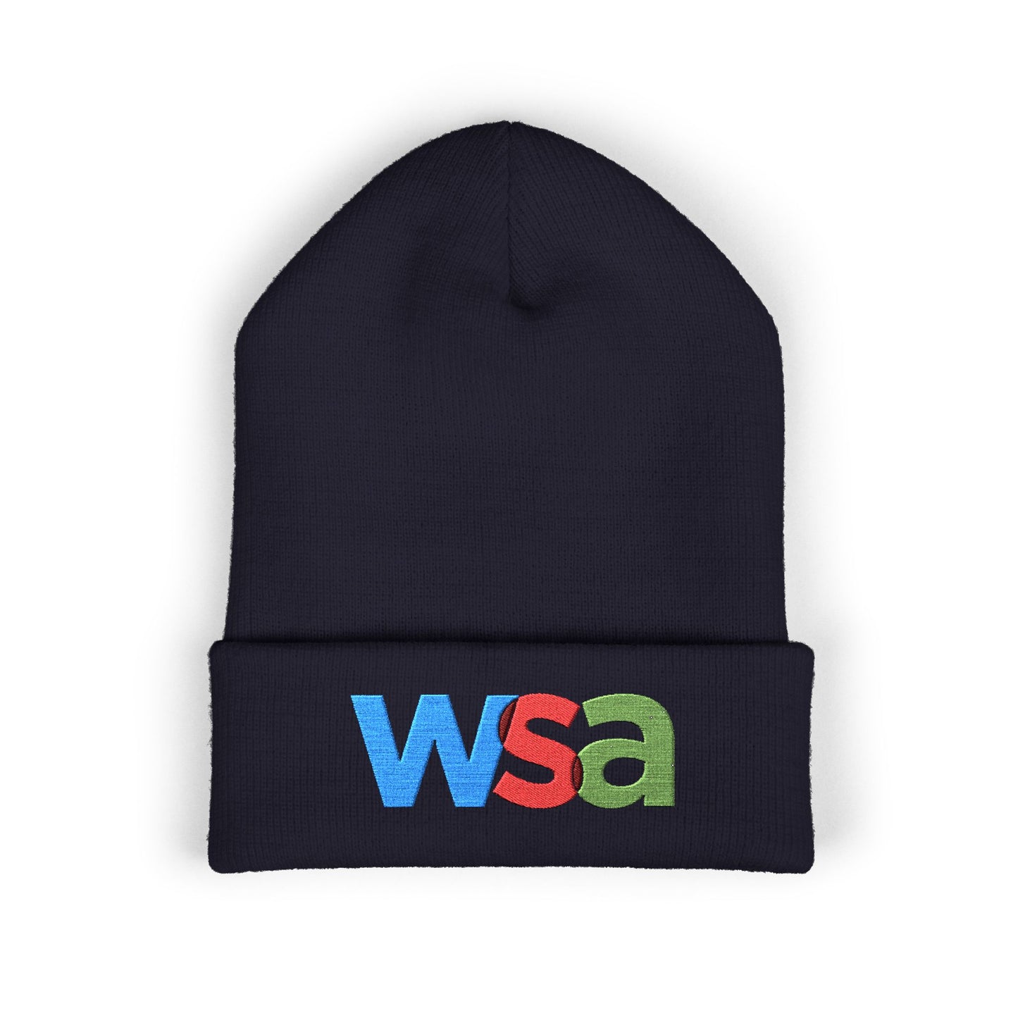 WSA Letters Logo Embroidered Beanie