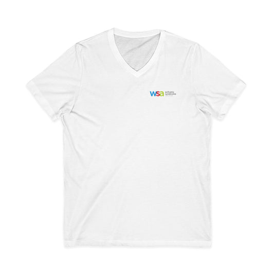 WSA Letters Unisex V-Neck Tee