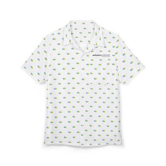 Heart and Hands Tropical Unisex Hawaiian Button-Down Shirt