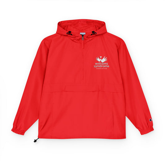 WSA Embroidered Logo Lightweight Packable Anorak Unisex Rain Jacket