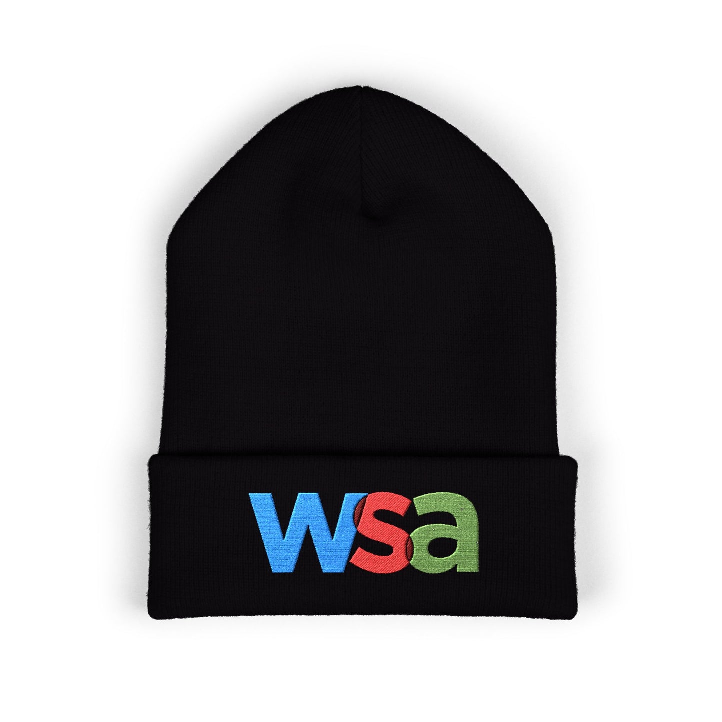 WSA Letters Logo Embroidered Beanie