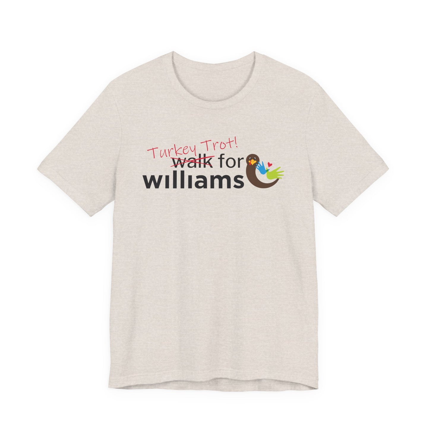Turkey Trot Walk for Williams: Official Williams Syndrome Awareness Unisex Tee