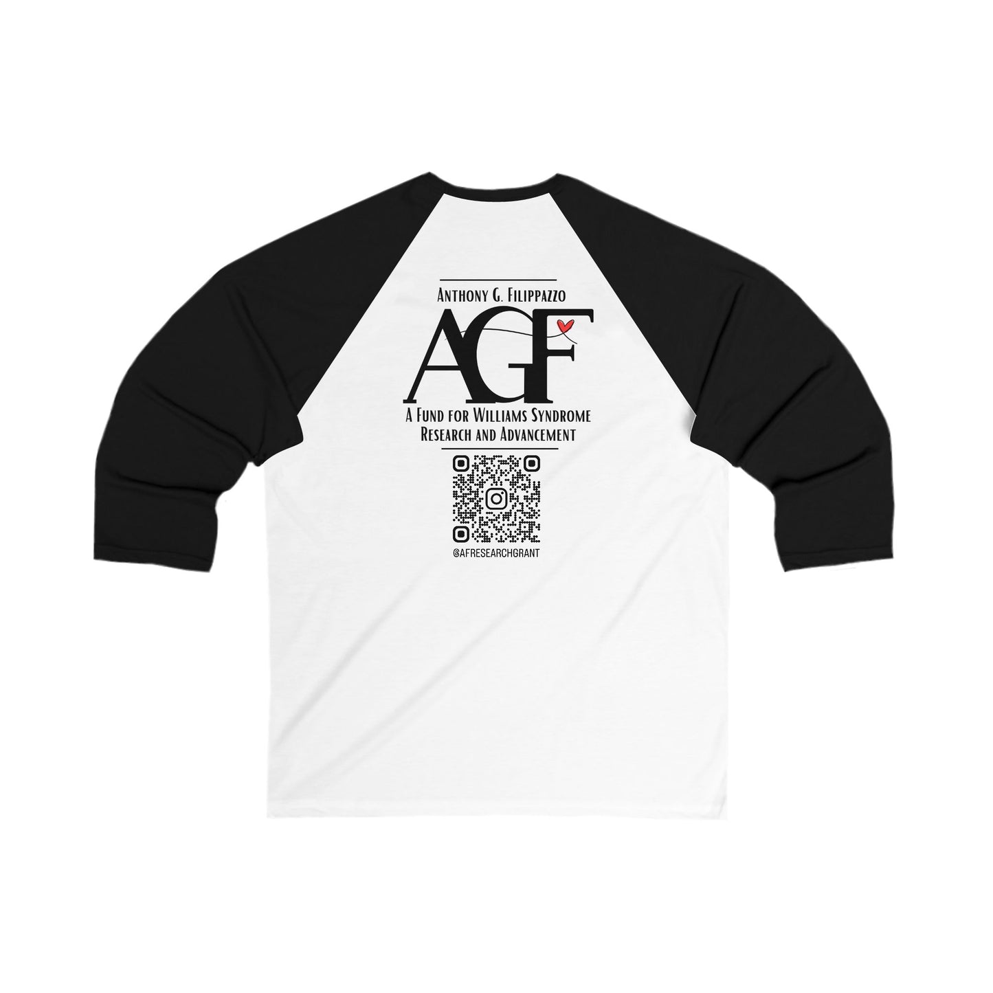 AGF - WSA Unisex 3/4 Sleeve Baseball Tee
