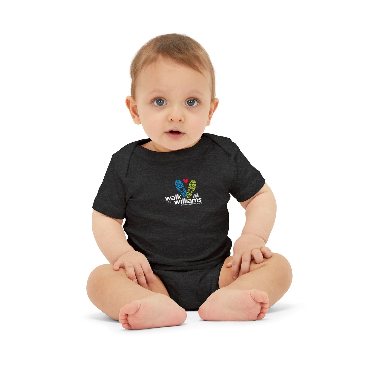 2026 Official Walk for Williams Baby Bodysuit