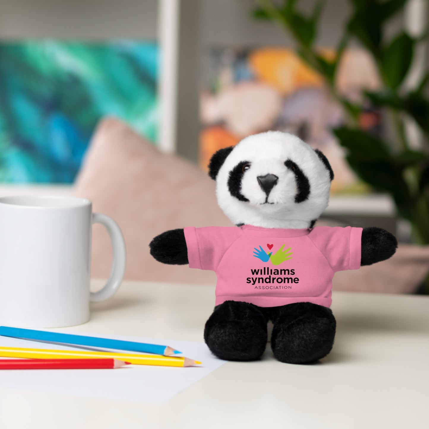 Stuffed Animal with Logo T-shirt