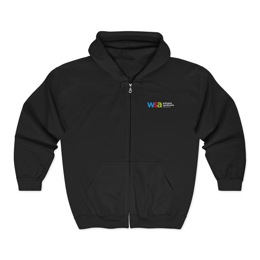 WSA Letters Logo Zip-Up Hoodie