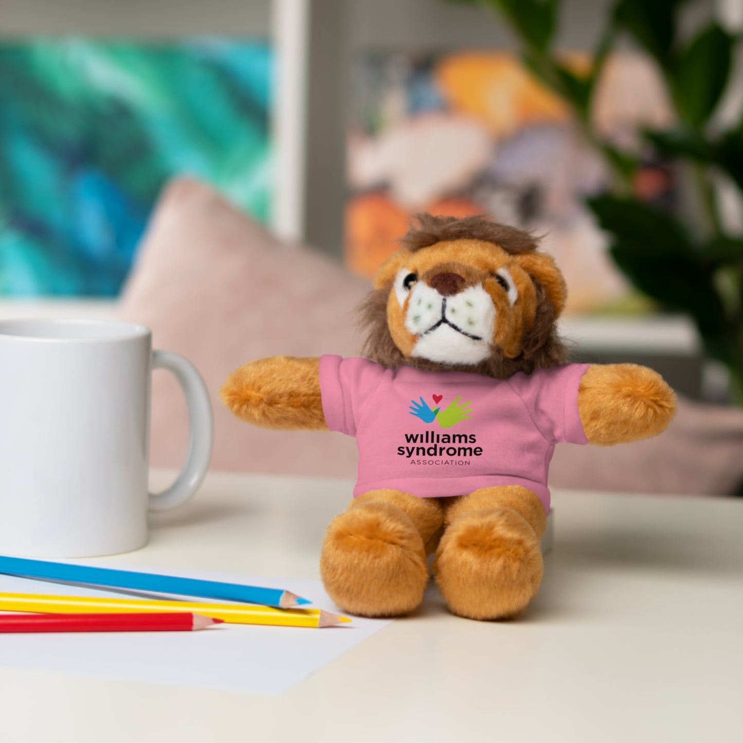 Stuffed Animal with Logo T-shirt
