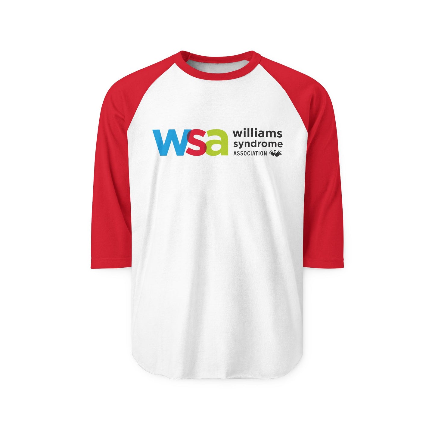 Baseball style Williams Syndrome Awareness Raglan Shirt