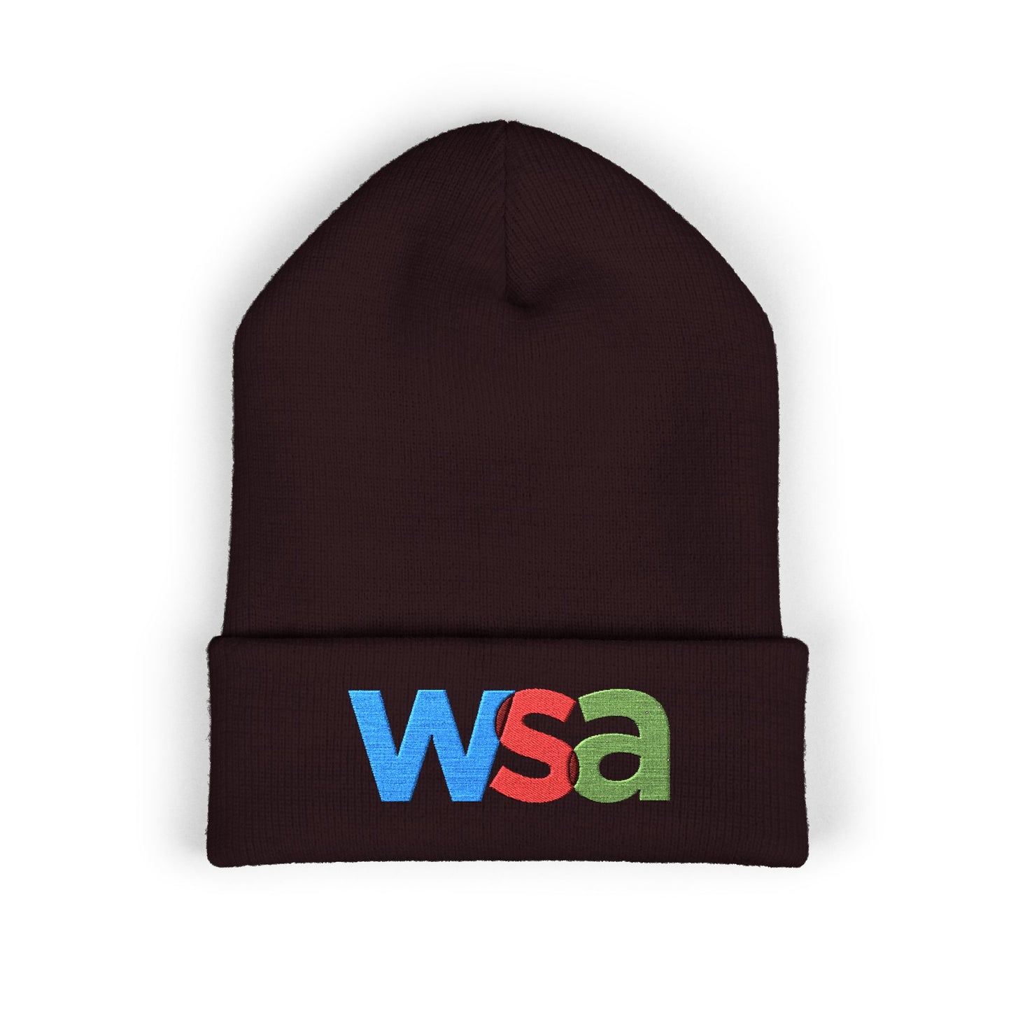 WSA Letters Logo Embroidered Beanie
