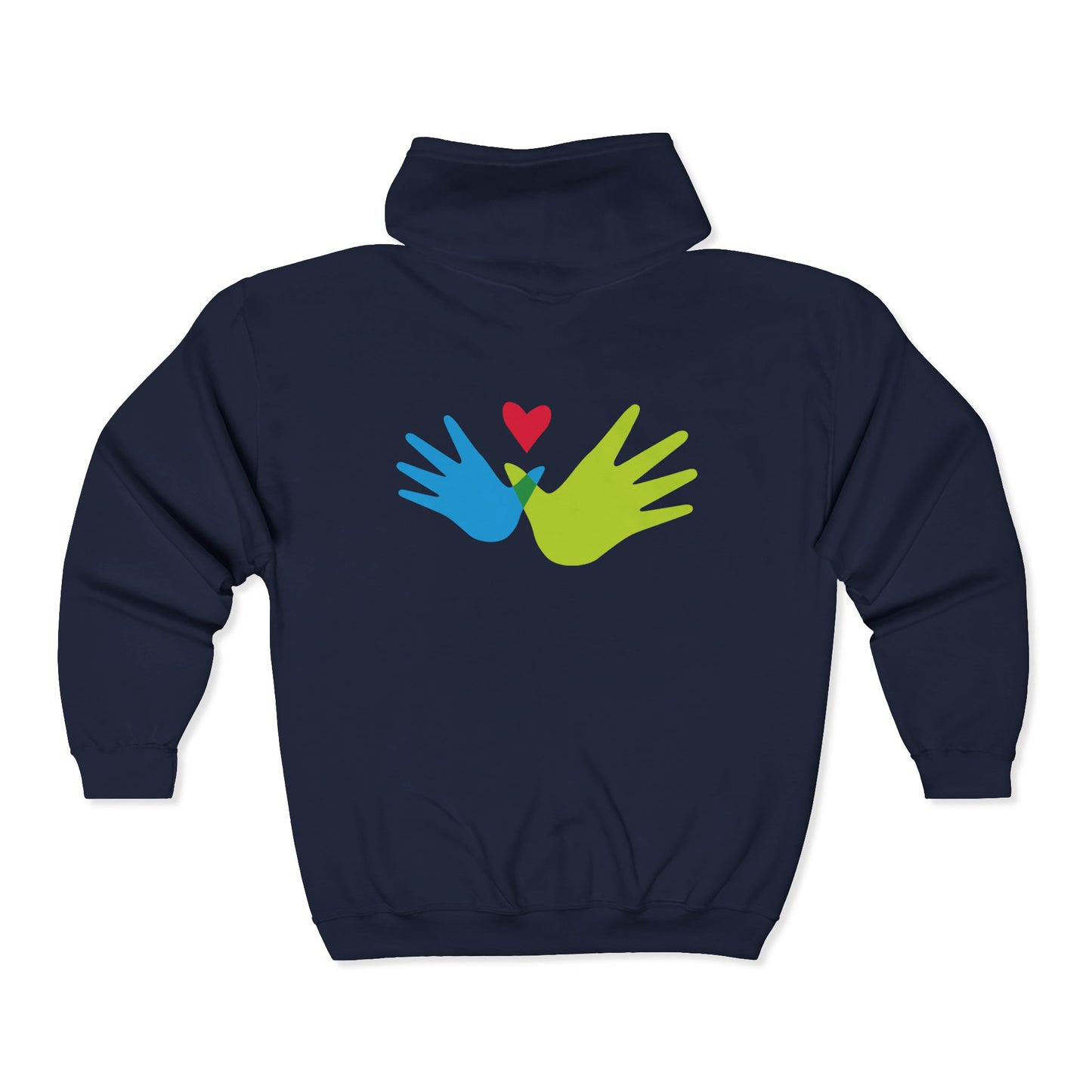 WSA Letters Logo Zip-Up Hoodie