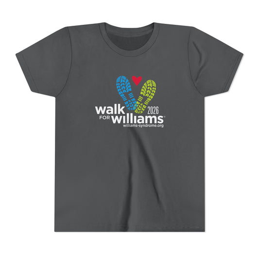 2026 Official Walk for Williams Youth Tee
