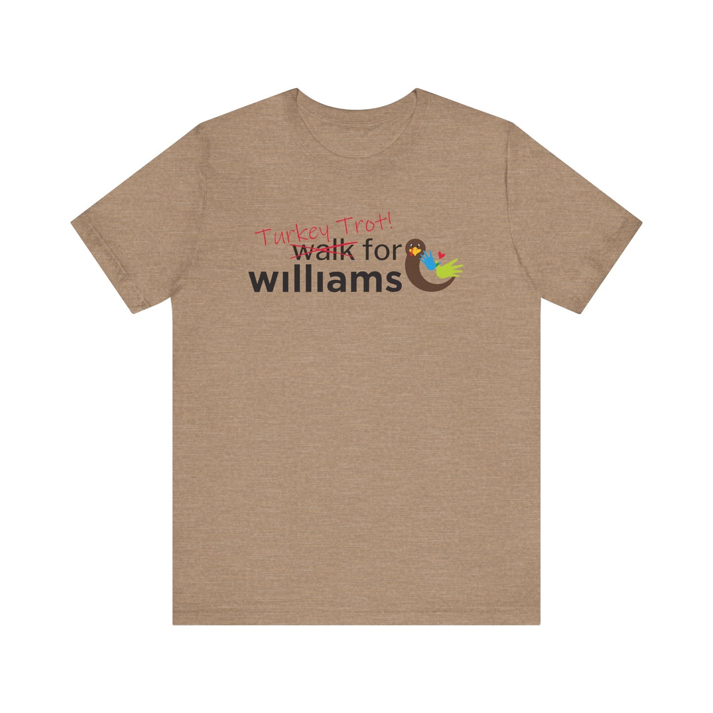 Turkey Trot Walk for Williams: Official Williams Syndrome Awareness Unisex Tee