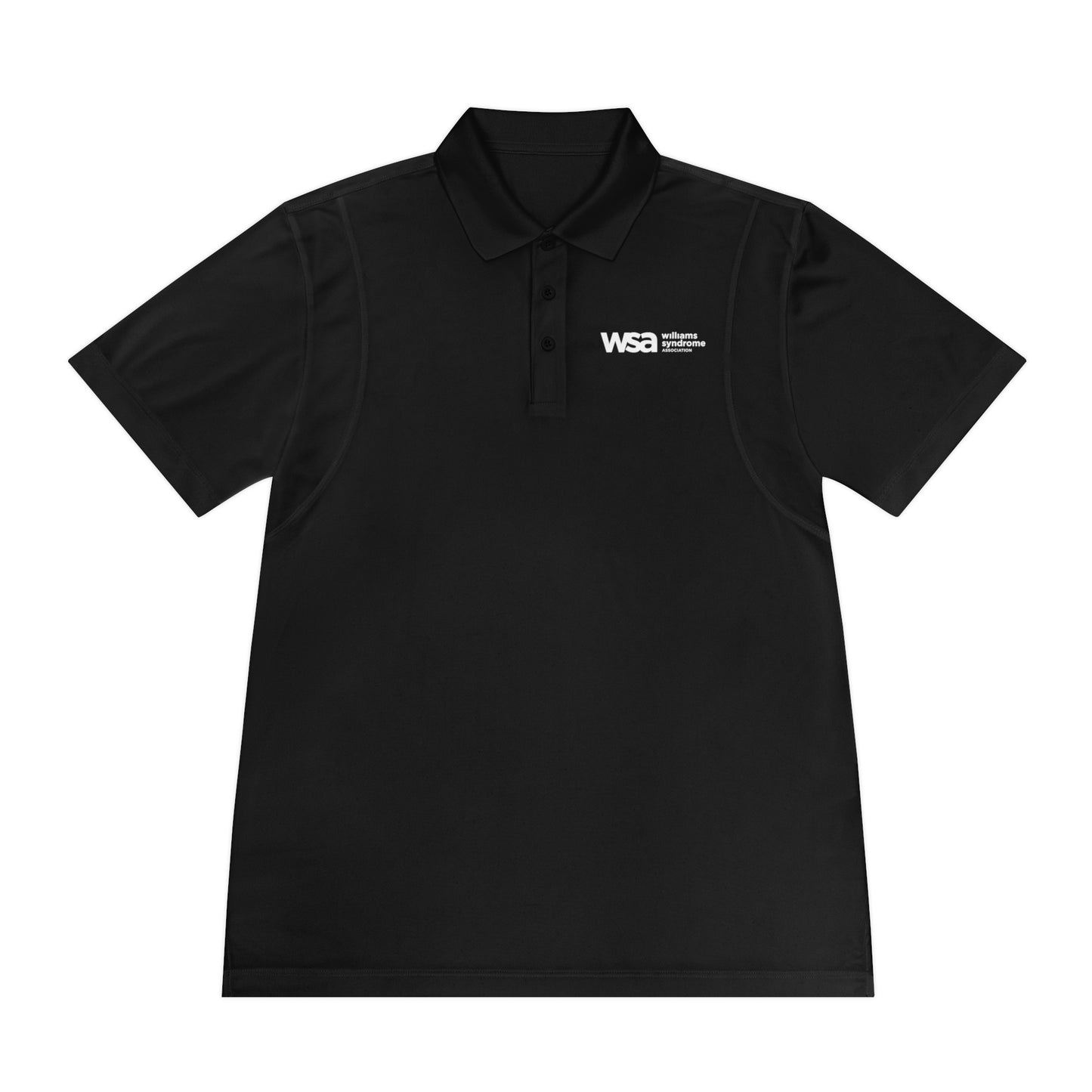 WSA Letters Logo Sport Polo Shirt