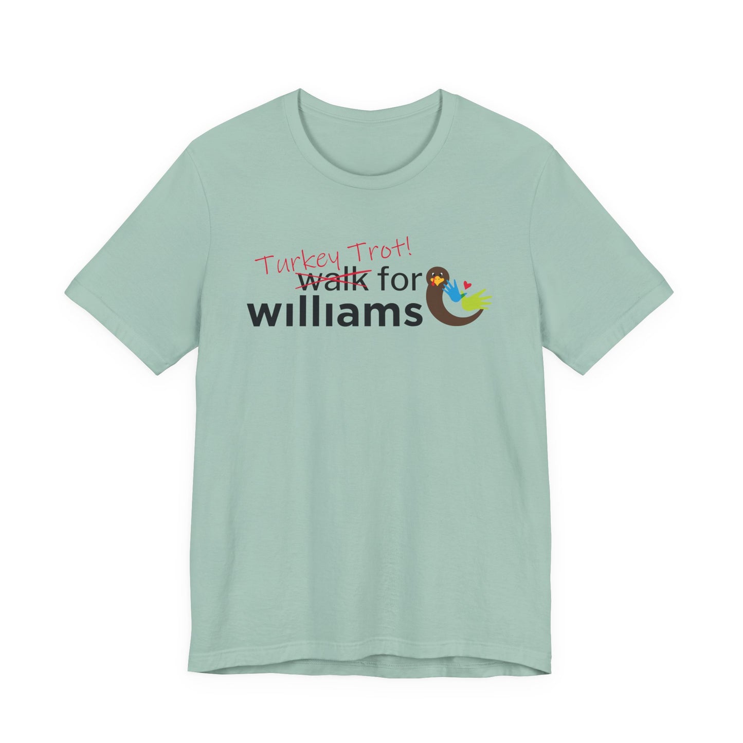 Turkey Trot Walk for Williams: Official Williams Syndrome Awareness Unisex Tee