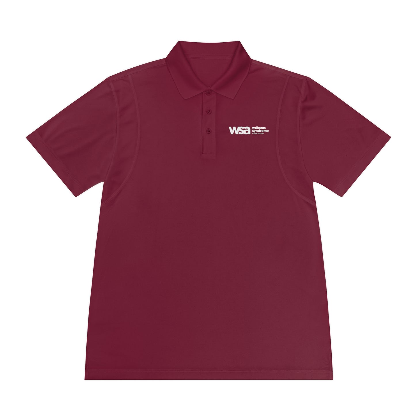 WSA Letters Logo Sport Polo Shirt
