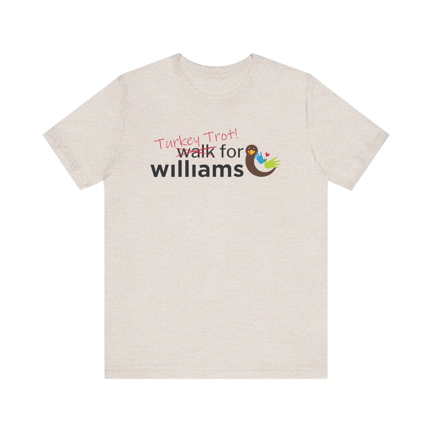 Turkey Trot Walk for Williams: Official Williams Syndrome Awareness Unisex Tee